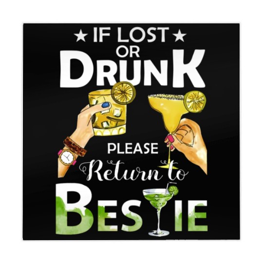 If Lost Or Drunk Please Return To Bestie Margarita Mahjong Mats