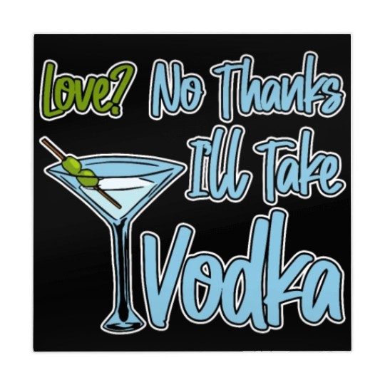 Love, No Thanks, I'll Take Vodka 4 Mahjong Mats