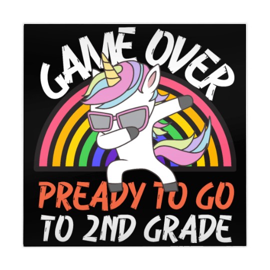 Game over ready to go to 2nd grade, back to school Mahjong Mats