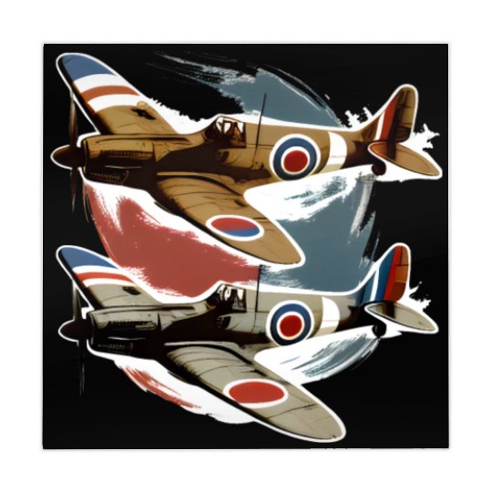 Pilot Spitfire Airplane Aviator Military Mahjong Mats