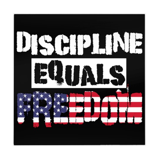 Discipline Is Equal To Freedom American Flag Mahjong Mats