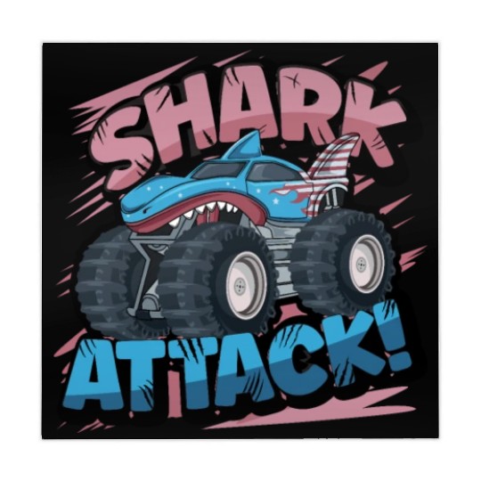 Monster Truck Shark Attack Week 2023 Mahjong Mats
