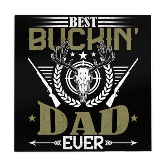 Best Boukin Dad Ever Deer Hunting Hunter Fathers Mahjong Mats