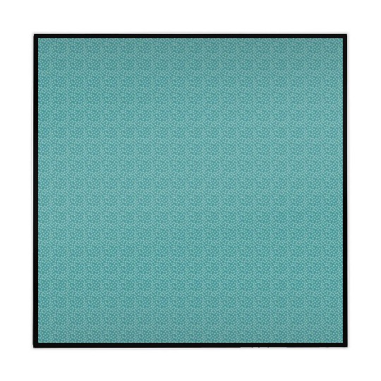 Teal White Dots Pattern Mahjong Mats