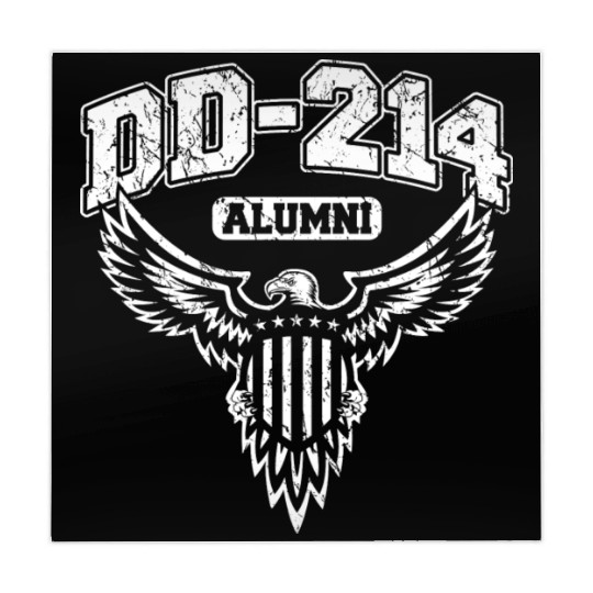 Dd 214 Alumni Military Veteran With Usa Eagle Mahjong Mats