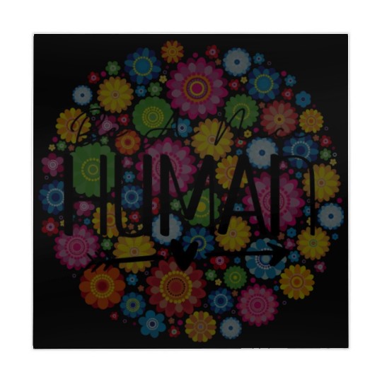 Be A Nice Human: Embrace Peace & Love Mahjong Mats