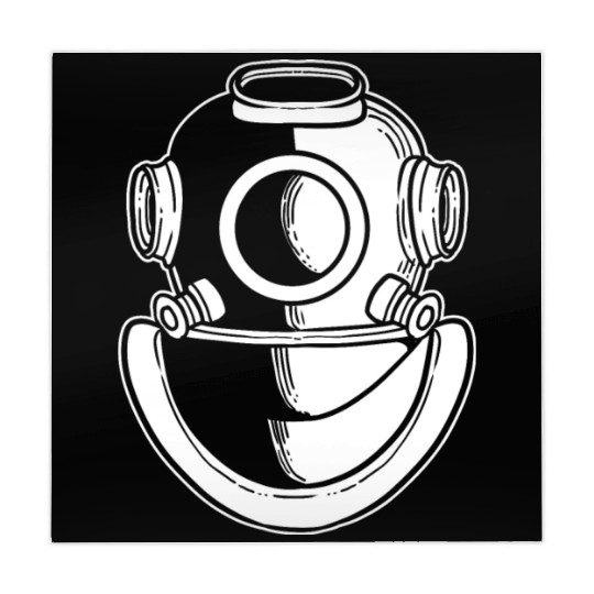 Diving Helmet Lifeguard or Diver Gift Mahjong Mats