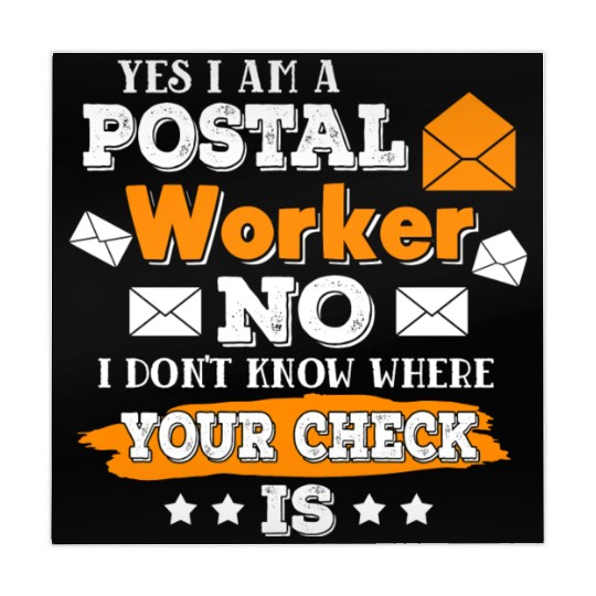 Yes I m A Postal Worker Funny Postman Mail Mahjong Mats