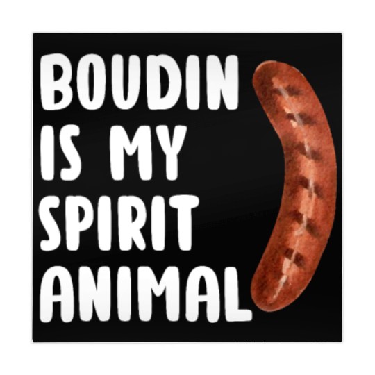 Boudin is My Spirit Animal, Funny Louisiana Cajun Mahjong Mats