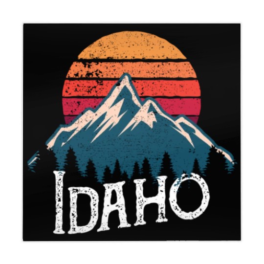 Idaho Id Moains Outdoor Wildness Mahjong Mats