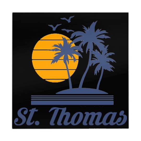 Saint St Thomas Caribbean Island Beach Mahjong Mats