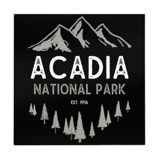 Acadia National Park Est 1916 Maine Mahjong Mats