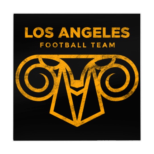 Cool Modern Rams Logo Los Angeles Sunday Football Mahjong Mats