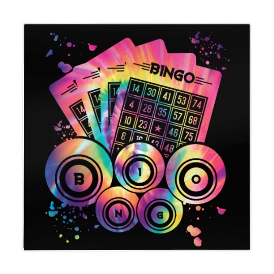Bingo Balls Colorsplash Women Men Bingo Mahjong Mats