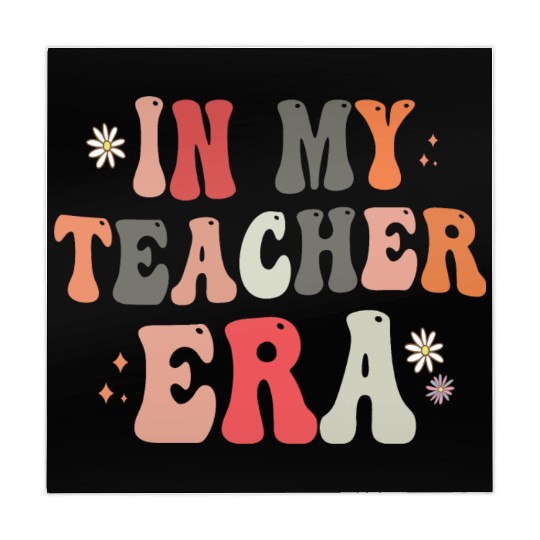 In my Teacher Era Funny Groovy Back to school Gift Mahjong Mats