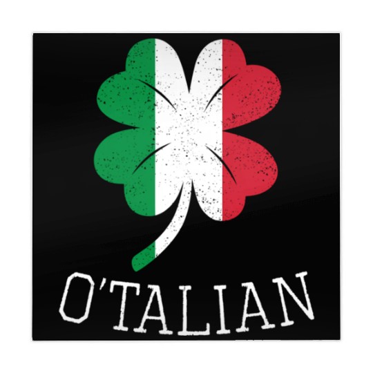 O'Talian Italian Irish Shamrock St Patric Day Mahjong Mats