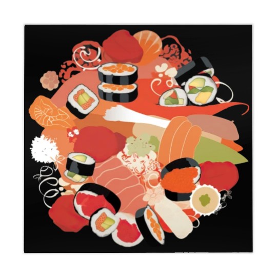 Sushi Love: Tempting Delicacies for Foodies Mahjong Mats