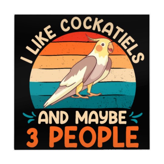 Parakeets I like Cockatiels Bird lovers Mahjong Mats