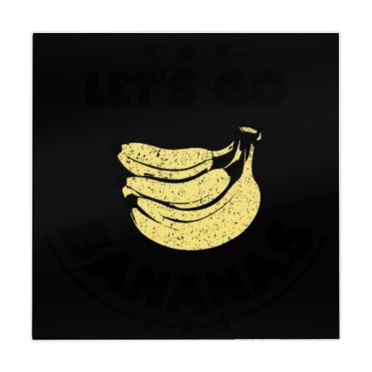 Vintage Funny Banana Let Us Go Banana Mahjong Mats