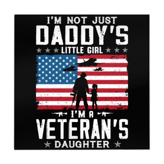 US Army I'm A Veterans Daughter Mahjong Mats