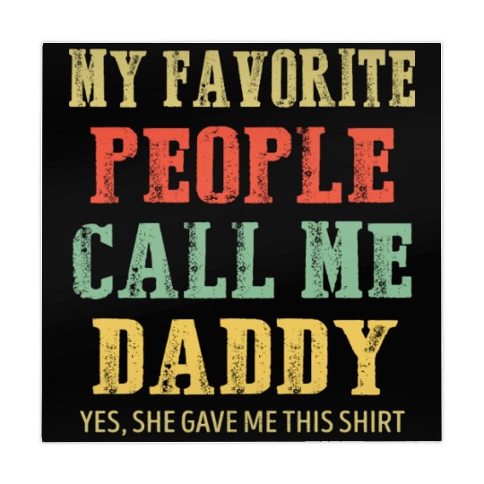 My Favorite People Call Me Daddy Vintage Mahjong Mats