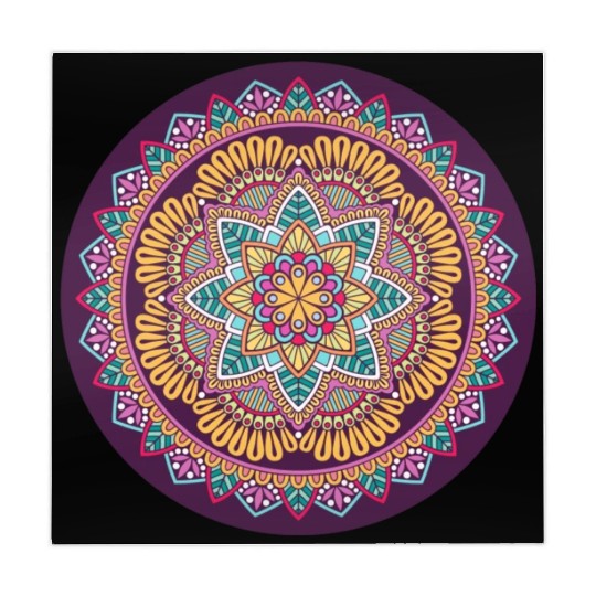 Colorful Mandala Pattern Modern 8 Mahjong Mats