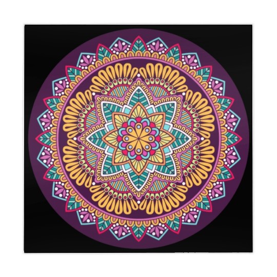 Colorful Mandala Pattern Modern 8 Mahjong Mats