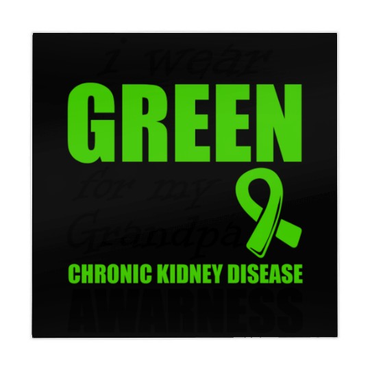 I Wear Green For My Grandma Chronic Kidney Mahjong Mats