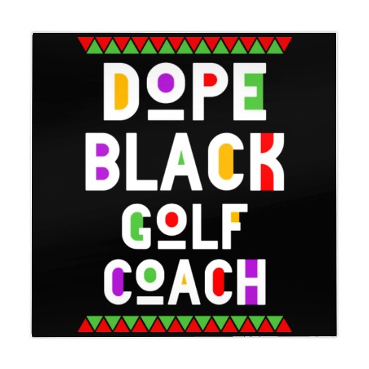 Dope Black Golf Coach Mahjong Mats