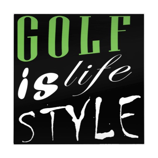 Golf Is Life Style Mahjong Mats