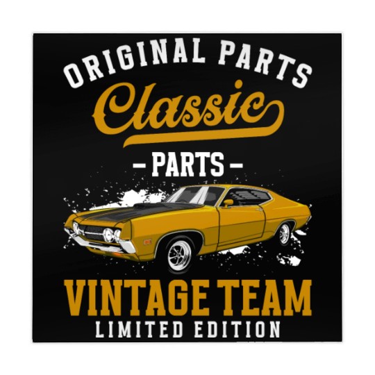 Classic Car Muscle Car Driver Mahjong Mats