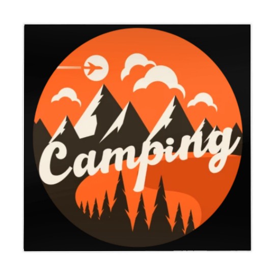 Happy Camper Camping Mahjong Mats