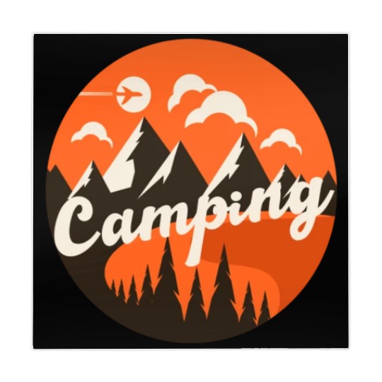 Happy Camper Camping Mahjong Mats