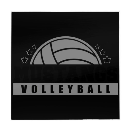 Mustangs Volleyball Coach Sports Team Spirit Wear Mahjong Mats