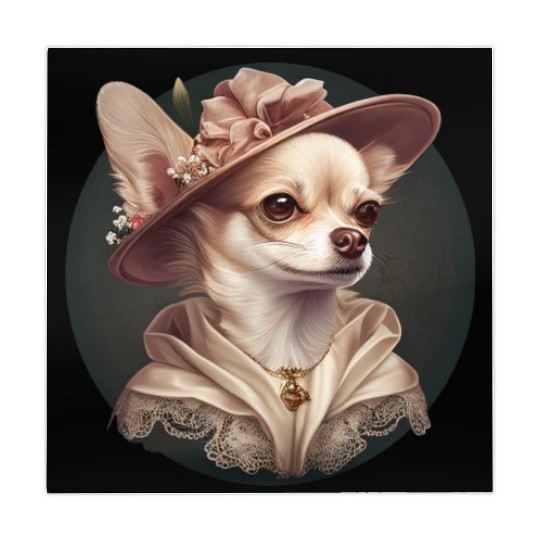 Chihuahua - English Lady Women Dress Dog Great Mahjong Mats