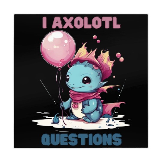 I Axolotl Questions Cute Axolotl Kawaii Mahjong Mats