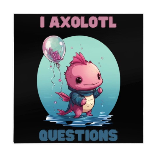 I Axolotl Questions Cute Axolotl Kawaii Mahjong Mats