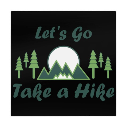 Take a Hike, Hiking Lover, Adventure, Nature. Mahjong Mats