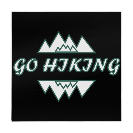 Take a Hike, Hiking Lover, Adventure, Nature. Mahjong Mats