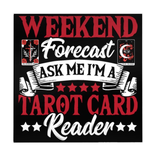 Weekend Forecast Ask Me I'm A Tarot Card Reader Mahjong Mats