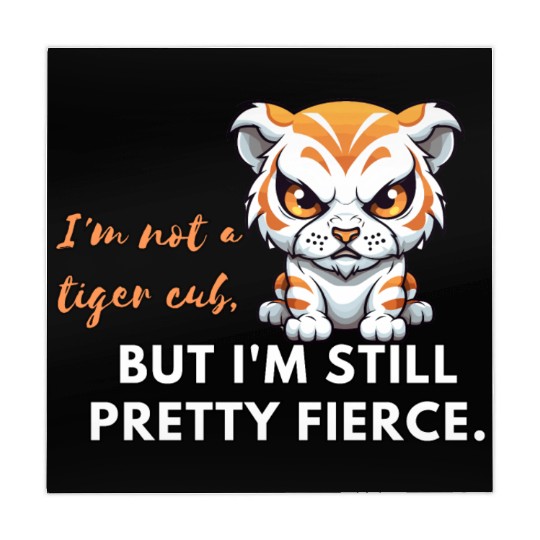 Animals: Angry Tiger cub Mahjong Mats