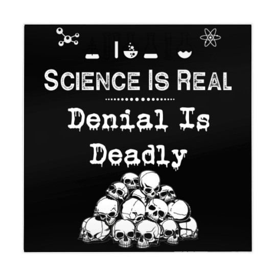 Science Is Real Denial Is Deadly Mahjong Mats