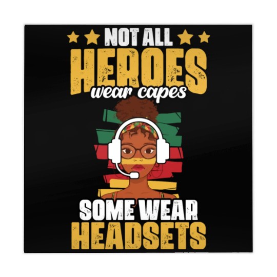 Not All Heroes Wear Capes Awesome Melanated Mahjong Mats