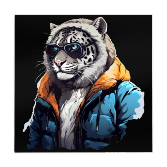 Street Style Snow Leopard | Leopard Lovers Mahjong Mats