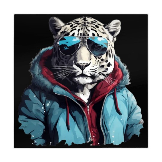 Street Style Snow Leopard | Leopard Lovers Mahjong Mats