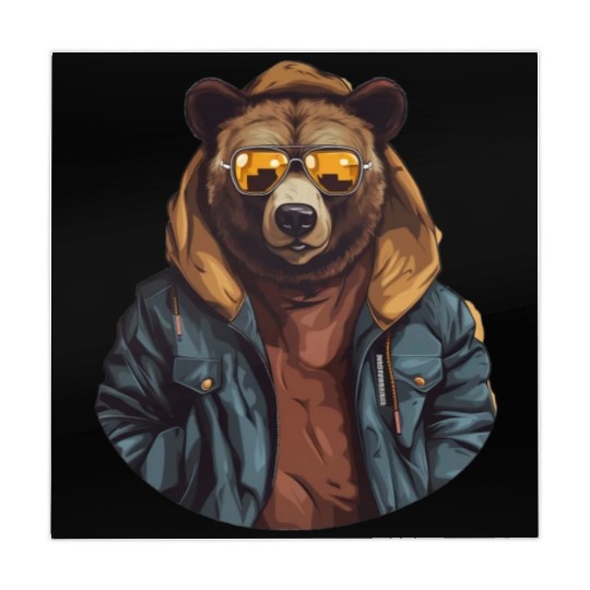 Street Style Brown Bear | Bear Lovers Mahjong Mats