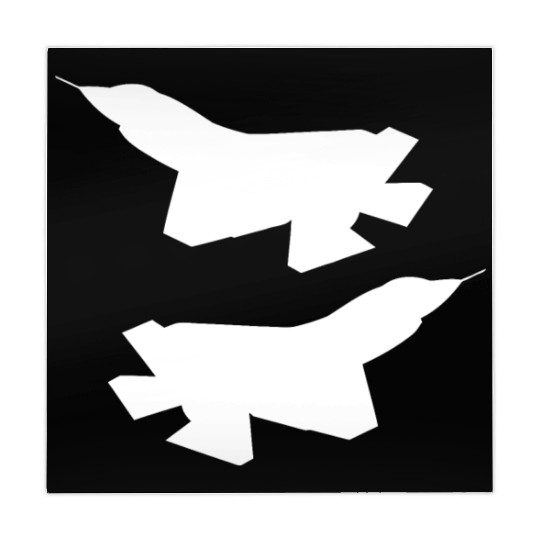 F35 silhouette Mahjong Mats