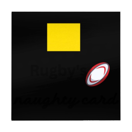 Rugby s naughty card, yellow card Mahjong Mats