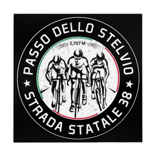 passo dello stelvio italian bicycle trip Mahjong Mats