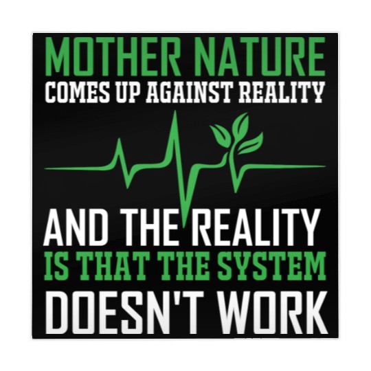 Mother Nature Climate Change Earth Day Quote Mahjong Mats